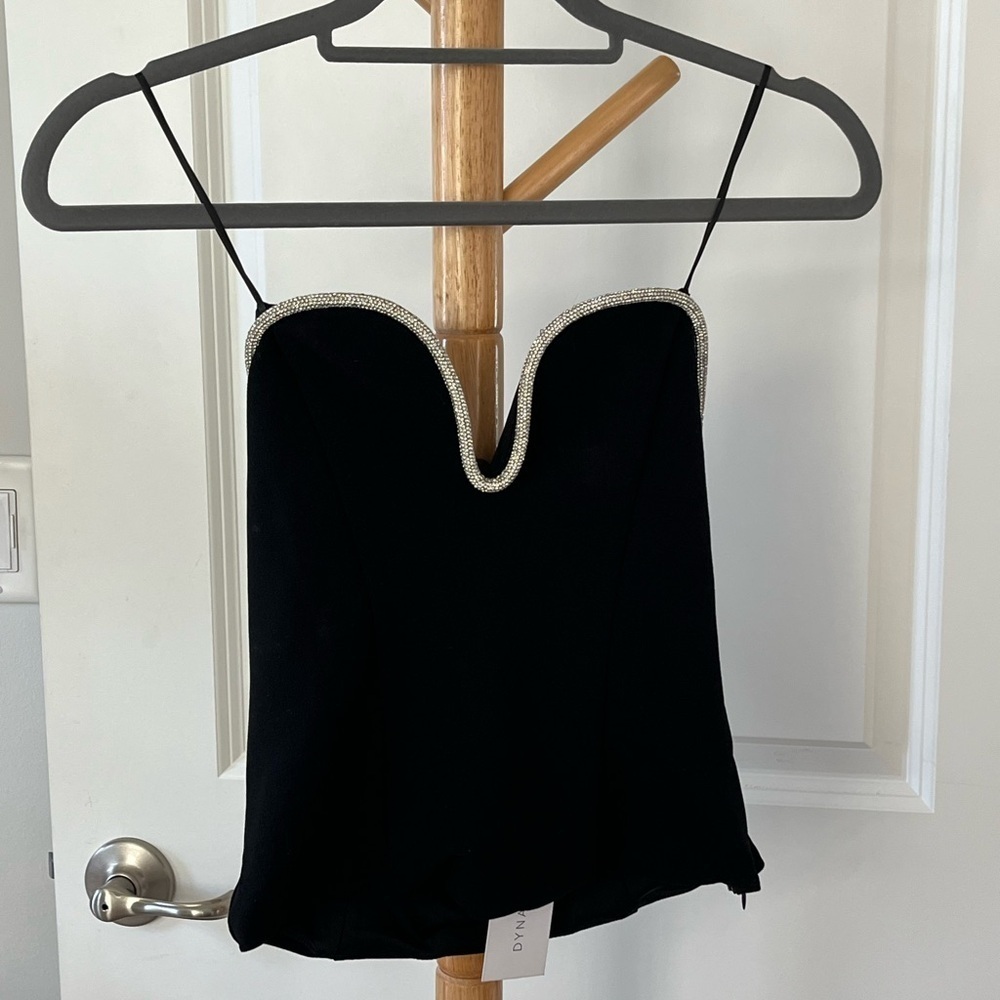 Dynamite- Rhinestone Bustier Top - Picture 4 of 8